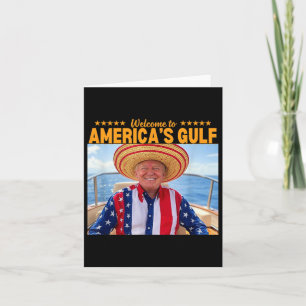 Trump Amerikas Golf-Mexiko-Präsident Trump Somber Karte