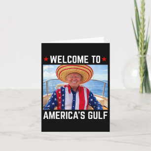 Trump Amerikas Golf-Mexiko-Präsident Trump Somber Karte