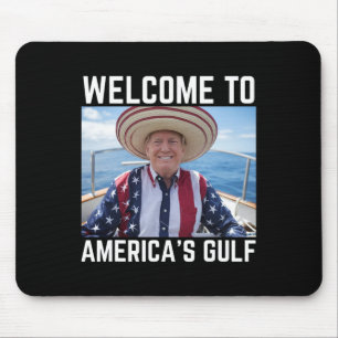 Trump Amerikas Golf-Mexiko-Präsident Trump Somber Mousepad