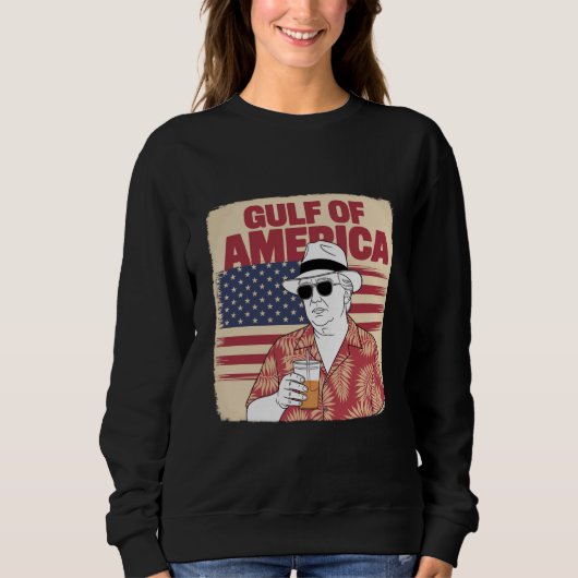Trump Amerikas Golf-Mexiko-Präsident Trump Sweatshirt (Vorderseite)