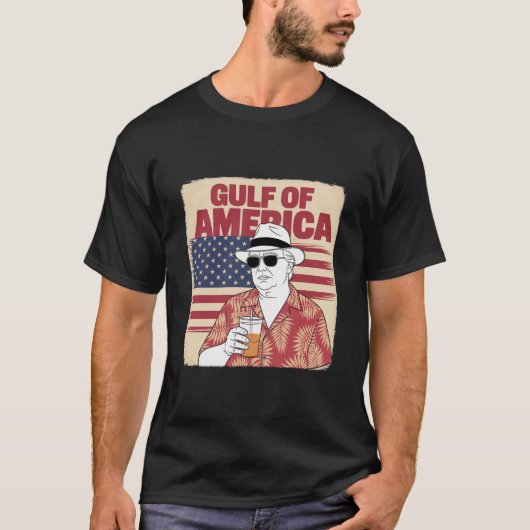 Trump Amerikas Golf-Mexiko-Präsident Trump T-Shirt (Vorderseite)