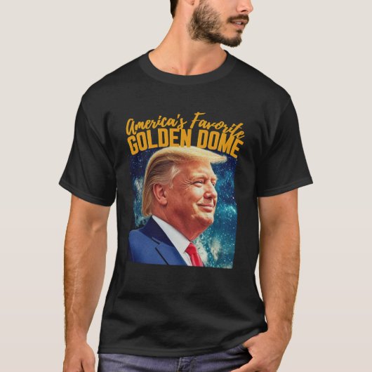 Trump Amerikas Lieblings-Kuppel Trumps Hair Go T-Shirt (Vorderseite)