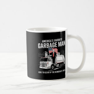 Trump Amerikas Lieblings-Müllmann-Müllwagen P Kaffeetasse