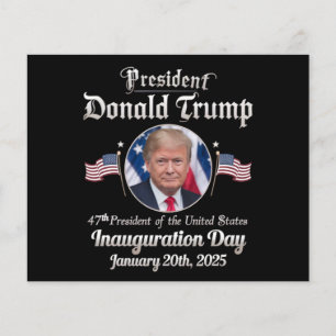 Trump Amtseinführungstag 2025 47. Präsident der US Flyer