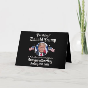 Trump Amtseinführungstag 2025 47. US-Präsident Dankeskarte