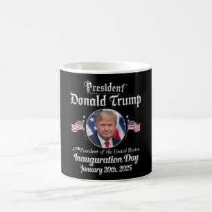 Trump Amtseinführungstag 2025 47. US-Präsident Kaffeetasse