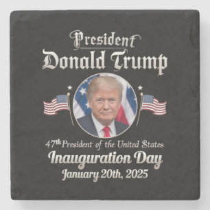 Trump Amtseinführungstag 2025 47. US-Präsident Steinuntersetzer