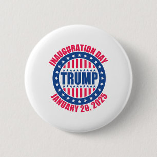 Trump Amtseinführungstag 2025 USA Patriotisch Janu Button