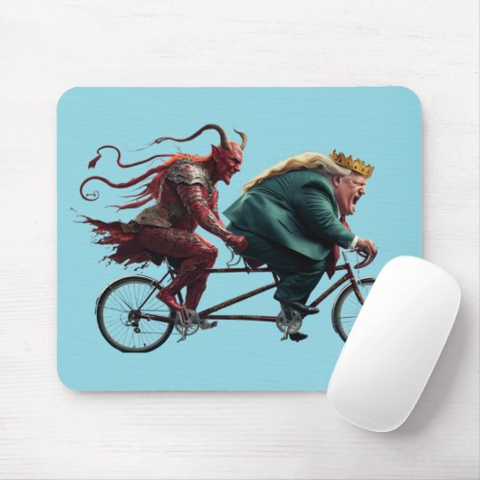 Trump and Devil Mousepad (Mit Mouse)