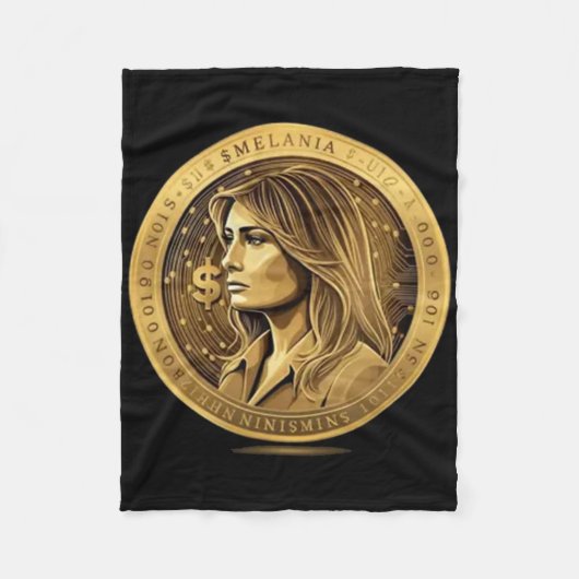 Trump And Melania Currency Launches Meme Coin Trum Fleecedecke (Vorderseite)