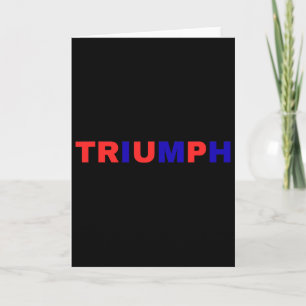 Trump-Anhänger Triumph Karte