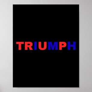 Trump-Anhänger Triumph Poster