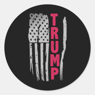 Trump-Anhänger Wähler-Geschenk Vintage Amerikanisc Runder Aufkleber