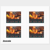 Trump Anti-Trump-Wahlkampf Rechteckiger Aufkleber (Blatt)