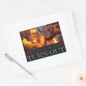 Trump Anti-Trump-Wahlkampf Rechteckiger Aufkleber (Umschlag)