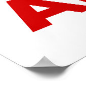 TRUMP ANTICHRIST Poster 2017 (Ecke)