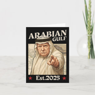 Trump: Arabischer Golf 2025 - Funny Trump Golf of  Karte
