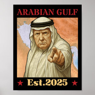 Trump: Arabischer Golf 2025 - Funny Trump Golf of  Poster