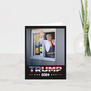 Trump arbeitet mit Trump, der französischen Fries  Karte