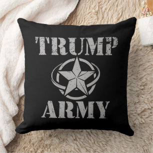 Trump Armee 47. US-Präsident Vintage Retro Kissen