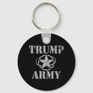 Trump Armee 47. US-Präsident Vintage Retro Schlüsselanhänger