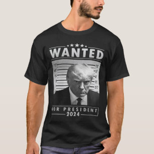 Trump Arrest Mugshot T - Shirt