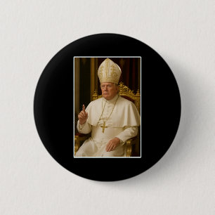 Trump As Vatican Church Pope Trump Funny Vatican C Button