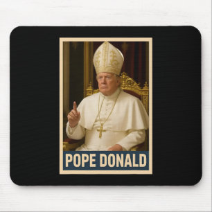 Trump As Vatican Church Pope Trump Funny Vatican C Mousepad