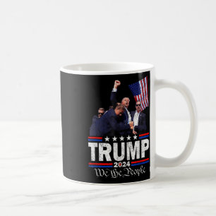 Trump Asination Bloody Ohr Blutung Butler Pa Trum Kaffeetasse