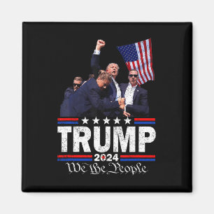 Trump Asination Bloody Ohr Blutung Butler Pa Trum Magnet