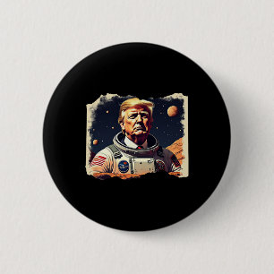 Trump Astronaut Occupy Mars Raumforschung Sola Button