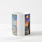 Trump auf Alien Planet Dinosaurier Laser Gun Volca Kaffeetasse (Mittel)