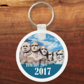 Trump auf dem Berg Rushmore Schlüsselanhänger (Vorderseite)