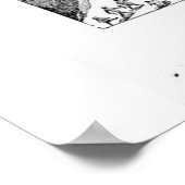 Trump auf dem Weg zum Erfolgspaket - Amerika groß  Poster (Ecke)