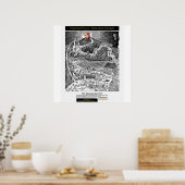 Trump auf dem Weg zum Erfolgspaket - Amerika groß  Poster (Küche)