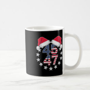 Trump auf der Rückseite 45 47 Präsident US-Weihnac Kaffeetasse