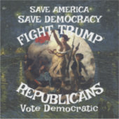 Trump Aufkleber (Vorderseite)