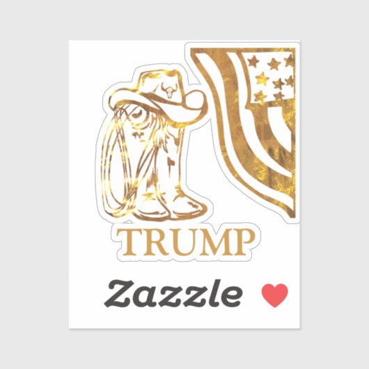 TRUMP AUFKLEBER (Blatt)