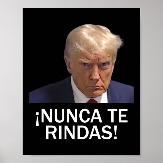 Trump-August 2023 übergeben Poster (Vorne)