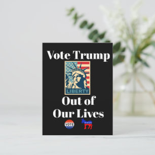 Trump aus unserer Lives-Postkarte wählen Postkarte