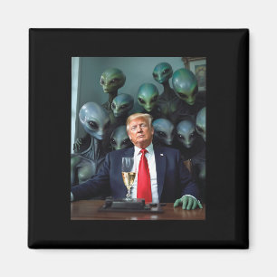 Trump Außerirdische Büro Foto Uap Ufo Außerirdisch Magnet