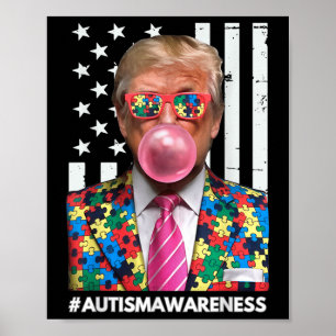 Trump-Autismus-Bewusstsein für Trump-Autismus _2 Poster
