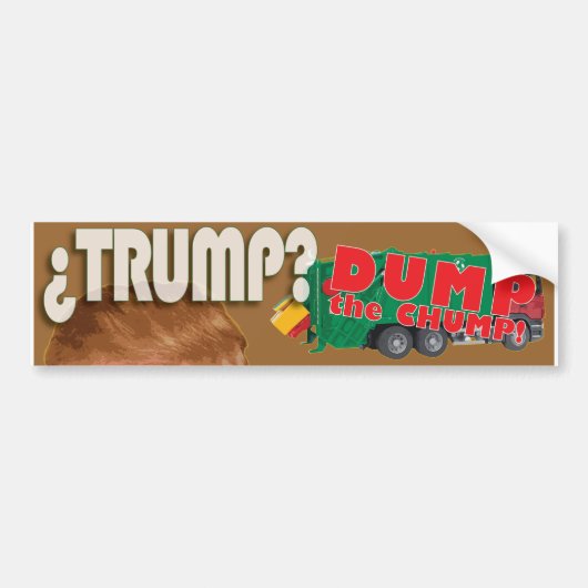 TRUMP AUTOAUFKLEBER (Vorne)