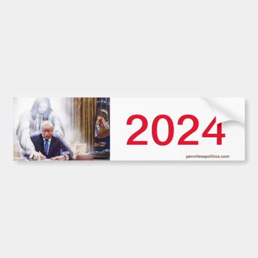 Trump-Autoaufkleber 2024 Autoaufkleber (Vorne)