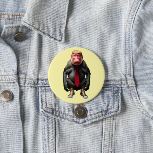 Trump Baboon Button (Beispiel)