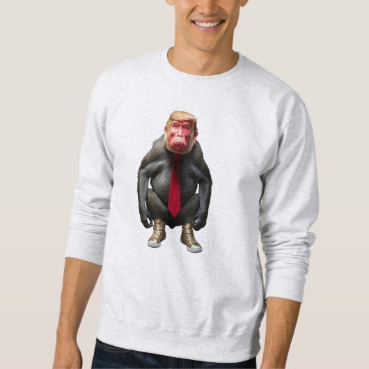 Trump Baboon Sweatshirt (Vorderseite)