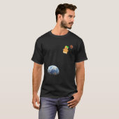 Trump Baby Blimp Balloon Mars Mission Space Force T-Shirt (Vorne ganz)