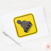 Trump-Baby Online-Aufkleber Quadratischer Aufkleber (Umschlag)