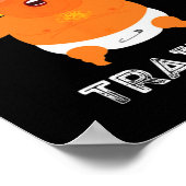 Trump Baby und eine Verräterin Meme Funny Poster (Ecke)