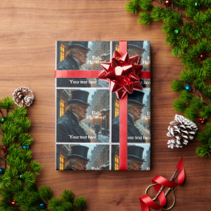 Trump Bah Humbug Geschenkpapier